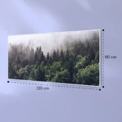 Wonderwall Air Art Smart Infrarotheizung Wald 120x60cm 700W -Klarstein 10037900 yy 0007 logo