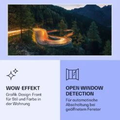 Wonderwall Air Art Smart Infrarotheizung Bergstraße 120x60cm 700W -Klarstein 10037902 de 0006 logo