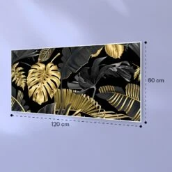 Wonderwall Air Art Smart Infrarotheizung Schwarzes Blatt 120x60cm 700W -Klarstein 10037922 yy 0007 logo