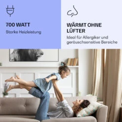 Wonderwall Air Art Smart Infrarotheizung Löwe 60x120cm 700W -Klarstein 10037925 de 0005 logo