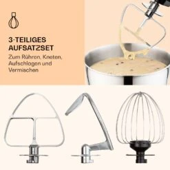 Bella Mini Rührmaschine 1200 W 6 Stufen 4 Liter Edelstahl Pulsfunktion 12 Bella Mini Rührmaschine 1200 W 6 Stufen 4 Liter Edelstahl Pulsfunktion -Klarstein 10037980 de 0005 logo