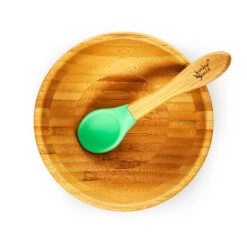 Kindergeschirr Mit Bambusschale Und Löffel 400 Ml Inkl. Saugnapf Ø: 13,7 Cm -Klarstein 10038058 yy 0004 logo