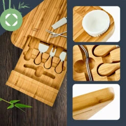 XXL-Käsebrett Schublade 34 X 4,5 X 34 Cm Käsebesteck Pflegeleicht 10 XXL-Käsebrett Schublade 34 X 4,5 X 34 Cm Käsebesteck Pflegeleicht -Klarstein 10038083 yy 0003 logo