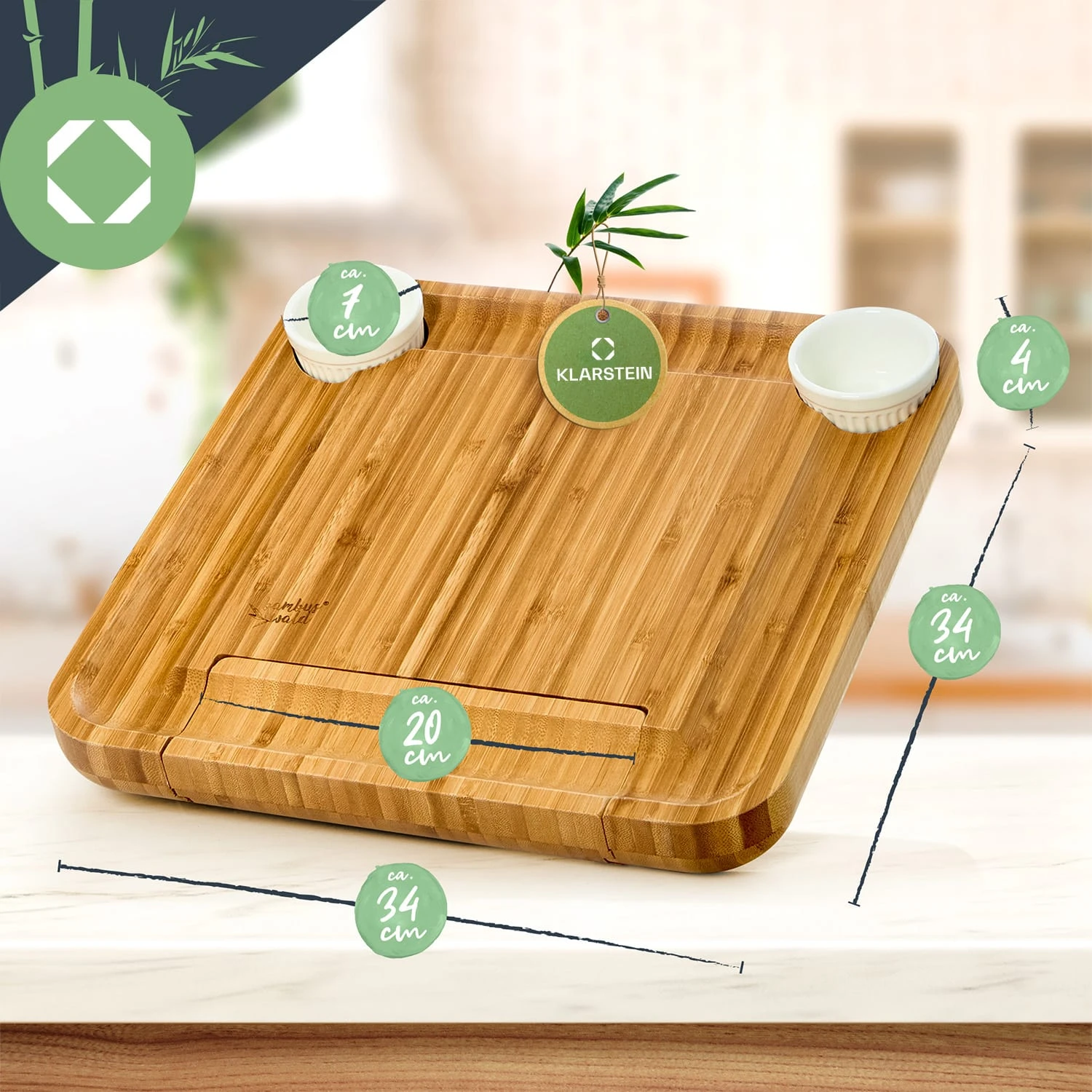 XXL-Käsebrett Schublade 34 X 4,5 X 34 Cm Käsebesteck Pflegeleicht 8 XXL-Käsebrett Schublade 34 X 4,5 X 34 Cm Käsebesteck Pflegeleicht – Bild 6