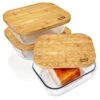 Glasbox Mit Bambusdeckel 2800 Ml Luftdicht Plastikfreie Aufbewahrung -Klarstein 10038314 yy 0001 titel