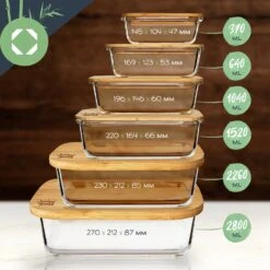 Glasbox Mit Bambusdeckel 2800 Ml Luftdicht Plastikfreie Aufbewahrung 15 Glasbox Mit Bambusdeckel 2800 Ml Luftdicht Plastikfreie Aufbewahrung -Klarstein 10038314 yy 0007 logo