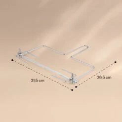 AeroVital Jumbo Heißluftfritteuse Rotisseriespieß & Drehspießheber Edelstahl -Klarstein 10038340 yy 0004 dimensions