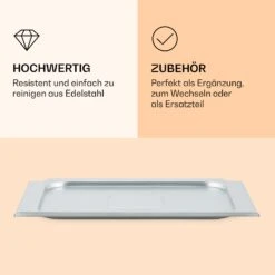 AeroVital Jumbo Heißluftfritteuse Abtropfblech Edelstahl -Klarstein 10038344 de 0003 logo