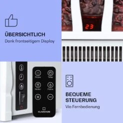 Kamini FXL 2G Elektrischer Kamin Kamineinsatz 1800 W LED-3D-Flammenillusion 12 Kamini FXL 2G Elektrischer Kamin Kamineinsatz 1800 W LED-3D-Flammenillusion -Klarstein 10038367 de 0003 logo
