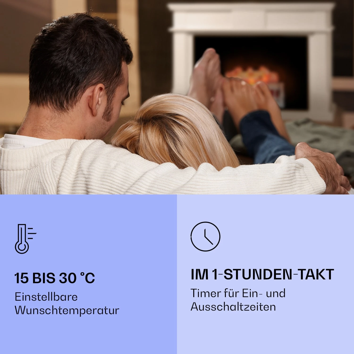 Kamini FXL 2G Elektrischer Kamin Kamineinsatz 1800 W LED-3D-Flammenillusion 6 Kamini FXL 2G Elektrischer Kamin Kamineinsatz 1800 W LED-3D-Flammenillusion – Bild 4