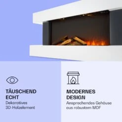 Studio Light & Fire 1 Smart Kamin 1000/2000W MDF WiFi-Steuerung -Klarstein 10038385 de 0005 logo