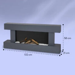 Studio Light & Fire 1 Smart Kamin 1000/2000W MDF WiFi-Steuerung -Klarstein 10038386 yy 0007 logo