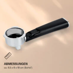 Pausa Espressomaker Siebträger Aluminiumlegierung Zubehör -Klarstein 10038395 de 0004 logo