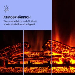 Studio 5 Arc Elektrokamin 1800 W LED-Flammen Heizlüfter Fernbedienung 12 Studio 5 Arc Elektrokamin 1800 W LED-Flammen Heizlüfter Fernbedienung -Klarstein 10038401 de 0004 logo