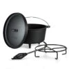Galloway Dutch Oven 9.0 BBQ-Topf Gusseisen Standfüße Größe L / 9 Qt -Klarstein 10038586 yy 0001 titel