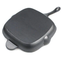 Malvi Bratpfanne 29 Cm Guss Eckig Geriffelt Voreingebrannt 29x5x29cm -Klarstein 10038609 yy 0005 logo