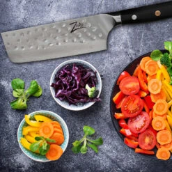 Alpha-Royal Japanese Serie 6" Nakiri Kochmesser Damaszener-Stahl -Klarstein 10038994 de 0003 logo