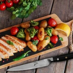 Alpha-Royal Japanese Serie 6" Allzweckmesser Damaszener-Stahl 67-lagig 10 Alpha-Royal Japanese Serie 6" Allzweckmesser Damaszener-Stahl 67-lagig -Klarstein 10038998 de 0003 logo