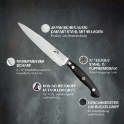 Executive-Plus Serie 6" Allzweckmesser 61 HRC Damaszenerstahl 9 Executive-Plus Serie 6" Allzweckmesser 61 HRC Damaszenerstahl -Klarstein 10039018 de 0002 logo