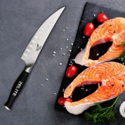 Comfort Pro Serie 6" Ausbeinmesser 56 HRC Hohlkammer Edelstahl -Klarstein 10039021 yy 0004 logo