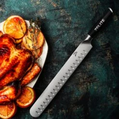 Comfort Pro Serie 12" Aufschnittmesser 56 HRC Edelstahl -Klarstein 10039023 yy 0003 logo