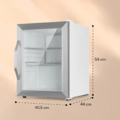 Beersafe M Crystal White Kühlschrank 33 Ltr 2 Böden Glastür Edelstahl -Klarstein 10039423 yy 0005 logo