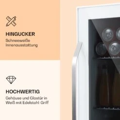 Beersafe XXL Quartz Kühlschrank 80 Liter 3 Böden Panoramaglastür 11 Beersafe XXL Quartz Kühlschrank 80 Liter 3 Böden Panoramaglastür -Klarstein 10039427 de 0003 logo