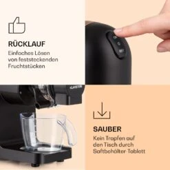 Bella Elegance Saftpresse 200 W 400 Ml BPA-frei -Klarstein 10039899 de 0006 logo