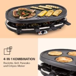 All-U-Can-Grill Raclette Raclette-Grill 4-in-1 Zubehör Für 8 Personen -Klarstein 10039923 de 0003 logo