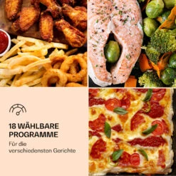 Vigor Air Heißluftfritteuse 1800 W 30 Liter 18 Programme -Klarstein 10039941 de 0004 logo