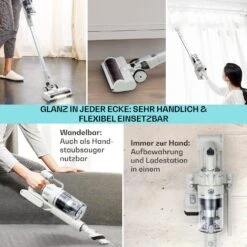 LARMA Staubsauger Kabellos Beutellos Akku 45 Min Laufzeit Max. LED 13 LARMA Staubsauger Kabellos Beutellos Akku 45 Min Laufzeit Max. LED -Klarstein 10040033 de 0005 logo