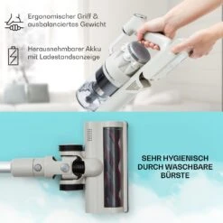 LARMA Staubsauger Kabellos Beutellos Akku 45 Min Laufzeit Max. LED 14 LARMA Staubsauger Kabellos Beutellos Akku 45 Min Laufzeit Max. LED -Klarstein 10040033 de 0006 logo