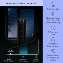 Mistral 5-in-1 Luftkühler Ventilator Ionisator 360 M³/h Fernbedienung -Klarstein 10040151 de 0004 logo