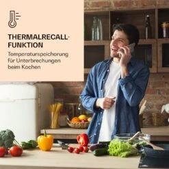 Victoria Domino Induktionskochfeld Einbau 3500W Flexzone Timer -Klarstein 10040199 de 0006 logo