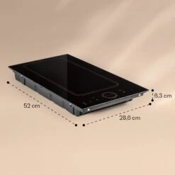 Victoria Domino Induktionskochfeld Einbau 3500W Flexzone Timer -Klarstein 10040199 yy 0007 dimensions
