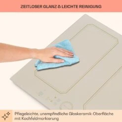 Victoria 4 Flex Induktionskochfeld Einbau 7000W 2 Flexzonen Timer -Klarstein 10040202 de 0008 usp