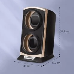 St. Gallen Premium Uhrenbeweger 2 Uhren 4 Geschwindigkeiten -Klarstein 10040248 yy 0006 dimensions