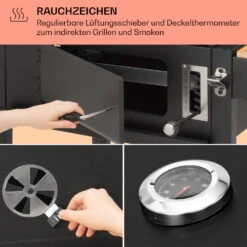 Aberdeen Single Holzkohlegrill 15 Aberdeen Single Holzkohlegrill -Klarstein 10040292 de 0005 usp