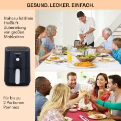 Crisp-Pro Heißluftfritteuse Air Fryer 1400W 2,8 Ltr Timer Edelstahl 12 Crisp-Pro Heißluftfritteuse Air Fryer 1400W 2,8 Ltr Timer Edelstahl -Klarstein 10040698 de 0005 usp