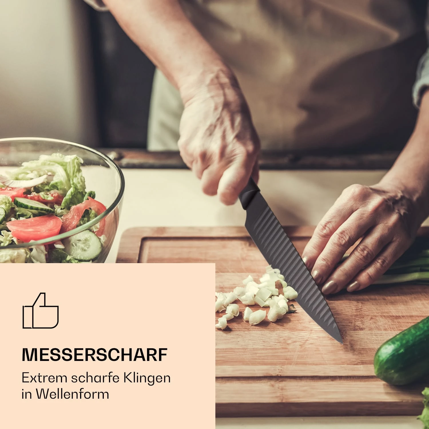 Kissaki Messerset Magnetisch Antihaftversiegelung Wellenform 6 Kissaki Messerset Magnetisch Antihaftversiegelung Wellenform – Bild 4