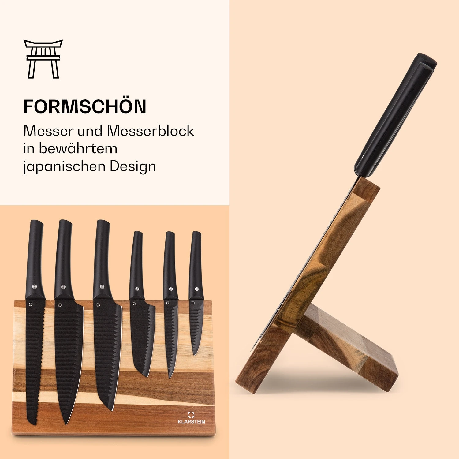 Kissaki Messerset Magnetisch Antihaftversiegelung Wellenform 7 Kissaki Messerset Magnetisch Antihaftversiegelung Wellenform – Bild 5