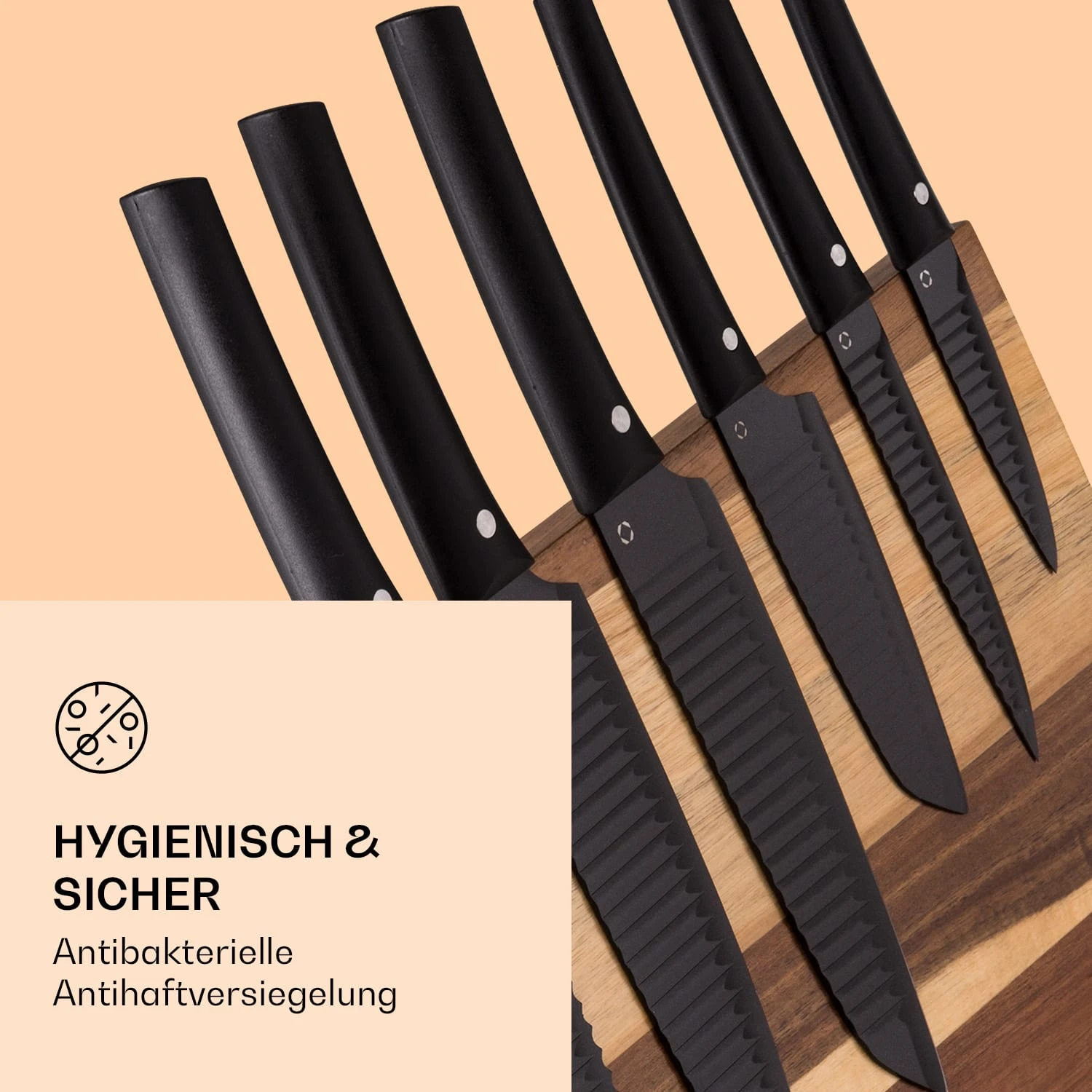 Kissaki Messerset Magnetisch Antihaftversiegelung Wellenform 8 Kissaki Messerset Magnetisch Antihaftversiegelung Wellenform – Bild 6