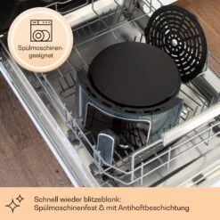 Crisp-Pro Heißluftfritteuse Air Fryer 1400W 3,5 Ltr 8 Programme Timer -Klarstein 10040701 de 0004 logo