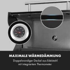 Valdosta 3.1 Gasgrill 3 X 2,8 KW + 2,5 KW Brenner Edelstahl Mobil -Klarstein 10040704 de 0004 logo