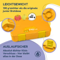 Schmatzfatz By Lite Lunchbox 6 Fächer 20,8x4,5x15 Cm BPA-frei Tritan -Klarstein 10040717 de 0003 logo