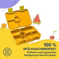 Schmatzfatz By Lite Lunchbox 6 Fächer 20,8x4,5x15 Cm BPA-frei Tritan -Klarstein 10040717 de 0005 logo