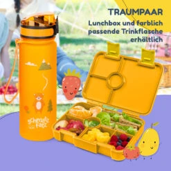 Schmatzfatz By Lite Lunchbox 6 Fächer 20,8x4,5x15 Cm BPA-frei Tritan -Klarstein 10040717 de 0007 logo