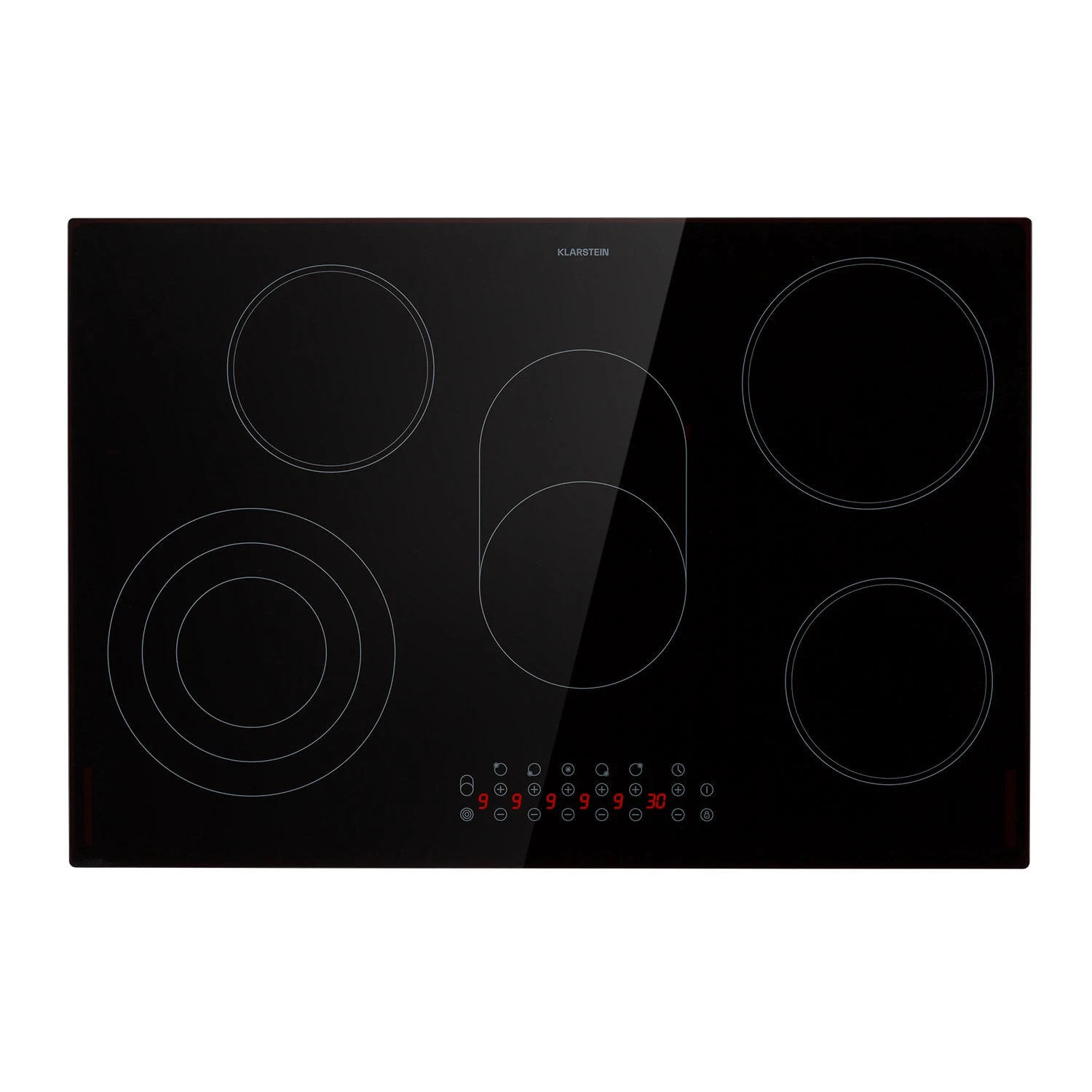 Virtuosa 5 Einbaukochfeld 5 Zonen 8500W Glaskeramik 3 Virtuosa 5 Einbaukochfeld 5 Zonen 8500W Glaskeramik