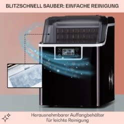 Chios Eiswürfelmaschine 20 Kg/24 H Auto-Clean 3,2-Liter Wassertank -Klarstein 10041144 de 0005 logo
