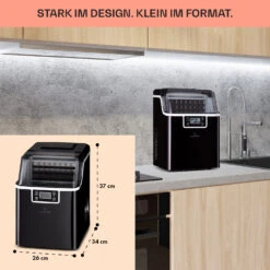 Chios Eiswürfelmaschine 20 Kg/24 H Auto-Clean 3,2-Liter Wassertank -Klarstein 10041144 de 0006 logo